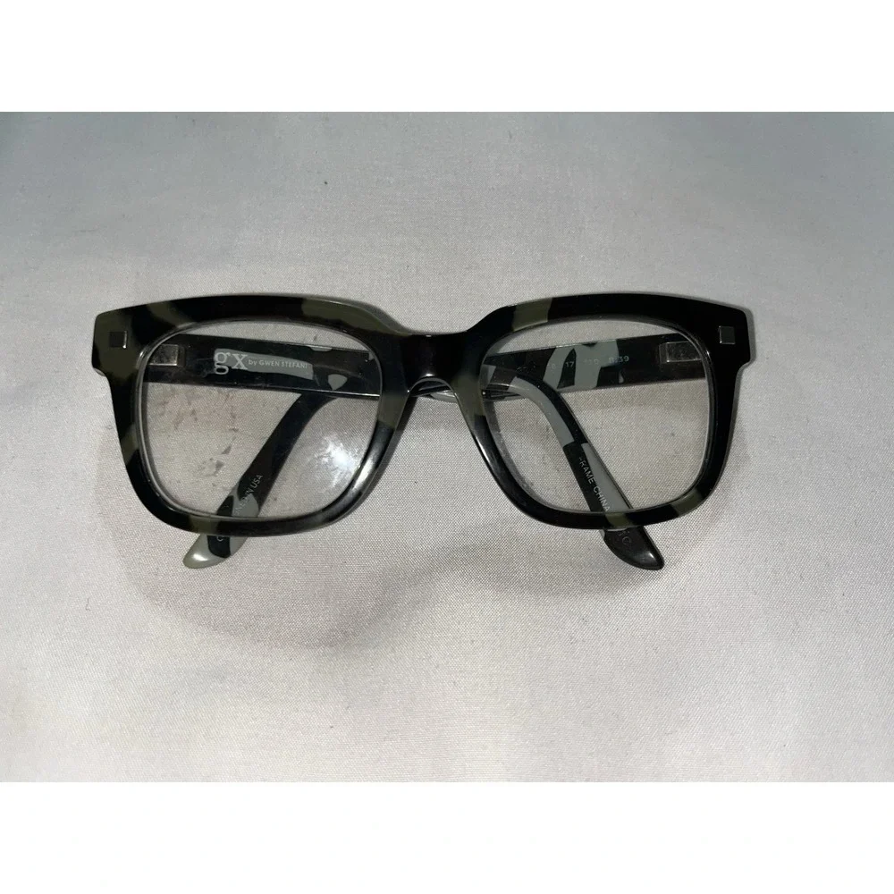 GX EYEGLASSES FRAME by Gwen Stefani GX BLACK Thick Frames 48-17-130 B:39
